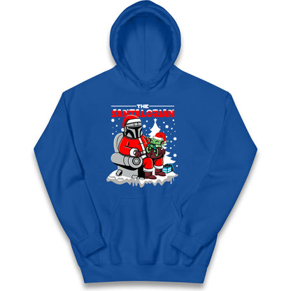 Mandalorian Christmas Kids Hoodie