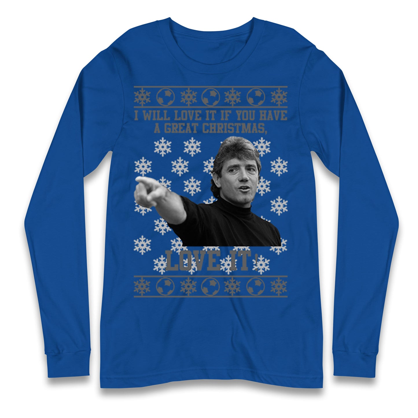 Kevin Keegan Christmas Long Sleeve T Shirt