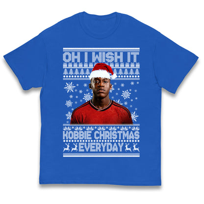 Kobbie Mainoo Christmas Kids T Shirt