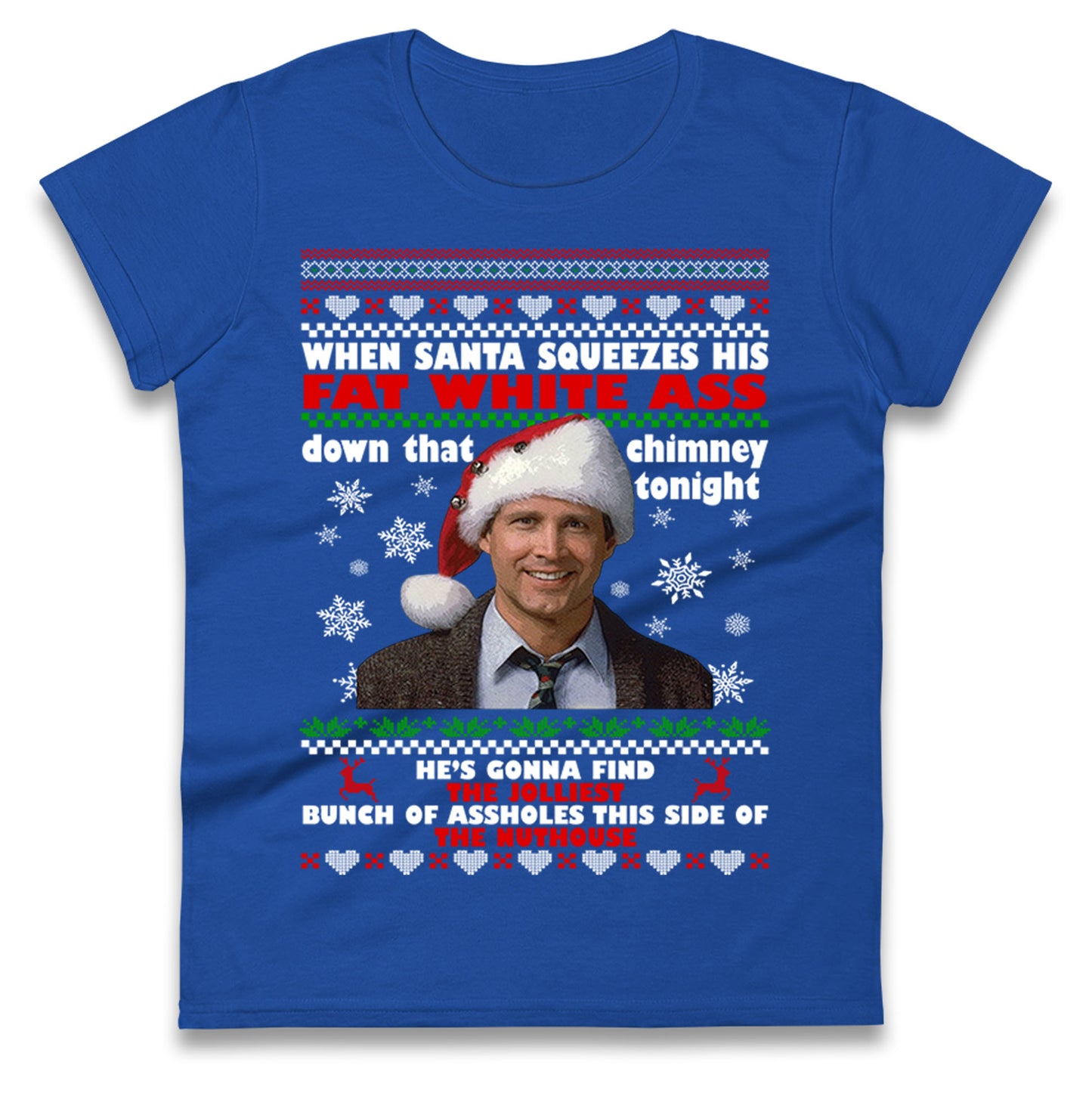 Clark Griswold Christmas Ladies T Shirt