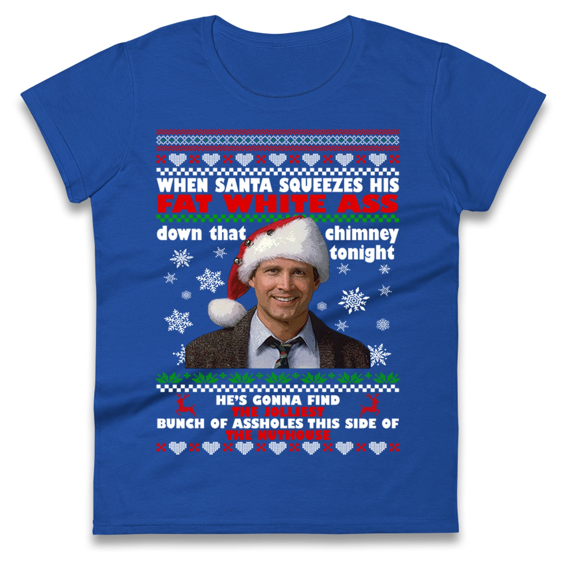 Clark Griswold Christmas Ladies T Shirt