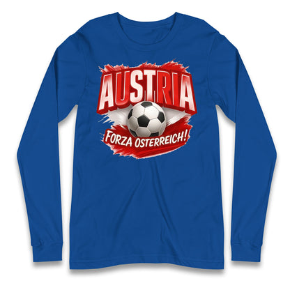 Austria Retro World Cup Longsleeve T Shirt