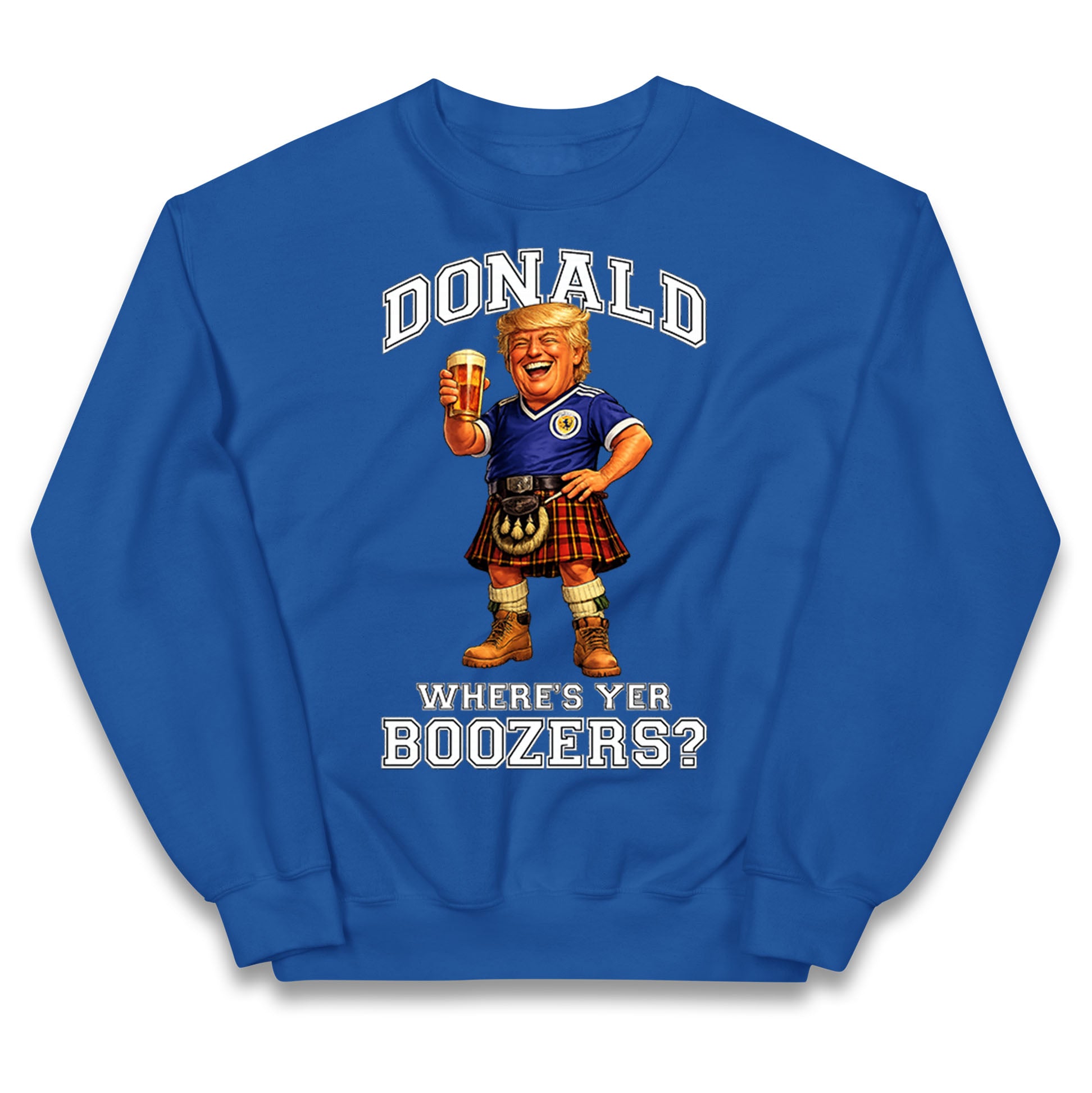 Donald Trump Scotland World Cup Kids Jumper