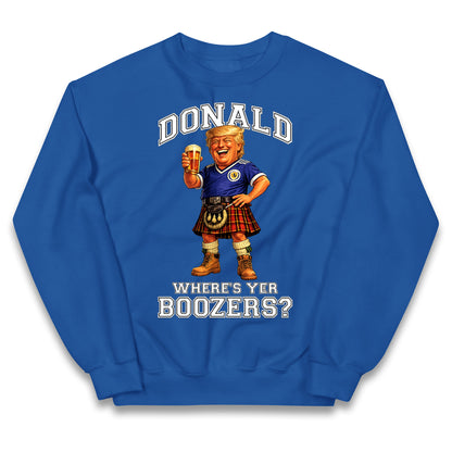 Donald Trump Scotland World Cup Kids Jumper