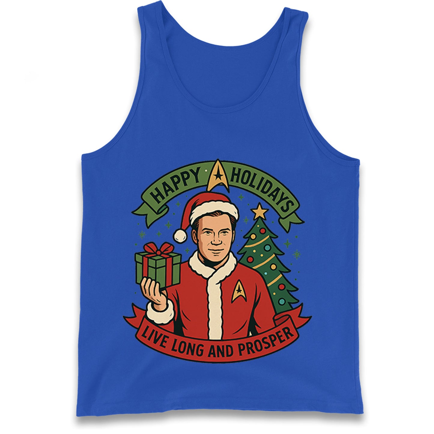 Star Trek Christmas Tank Top