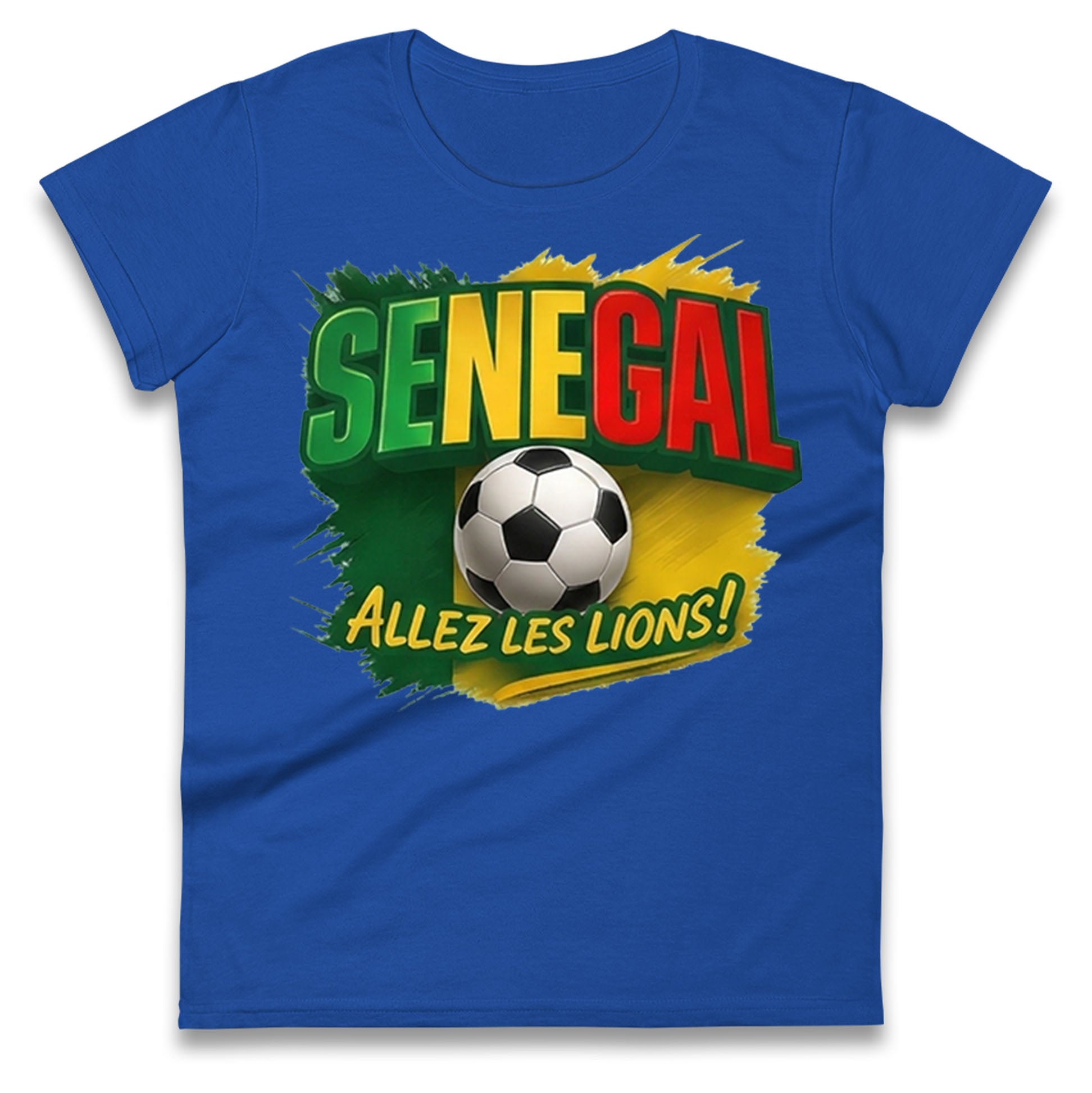 Senegal Retro World Cup Ladies T Shirt