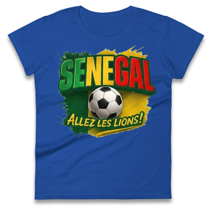 Senegal Retro World Cup Ladies T Shirt