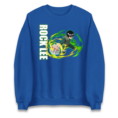 rock lee green beast sweatshirt