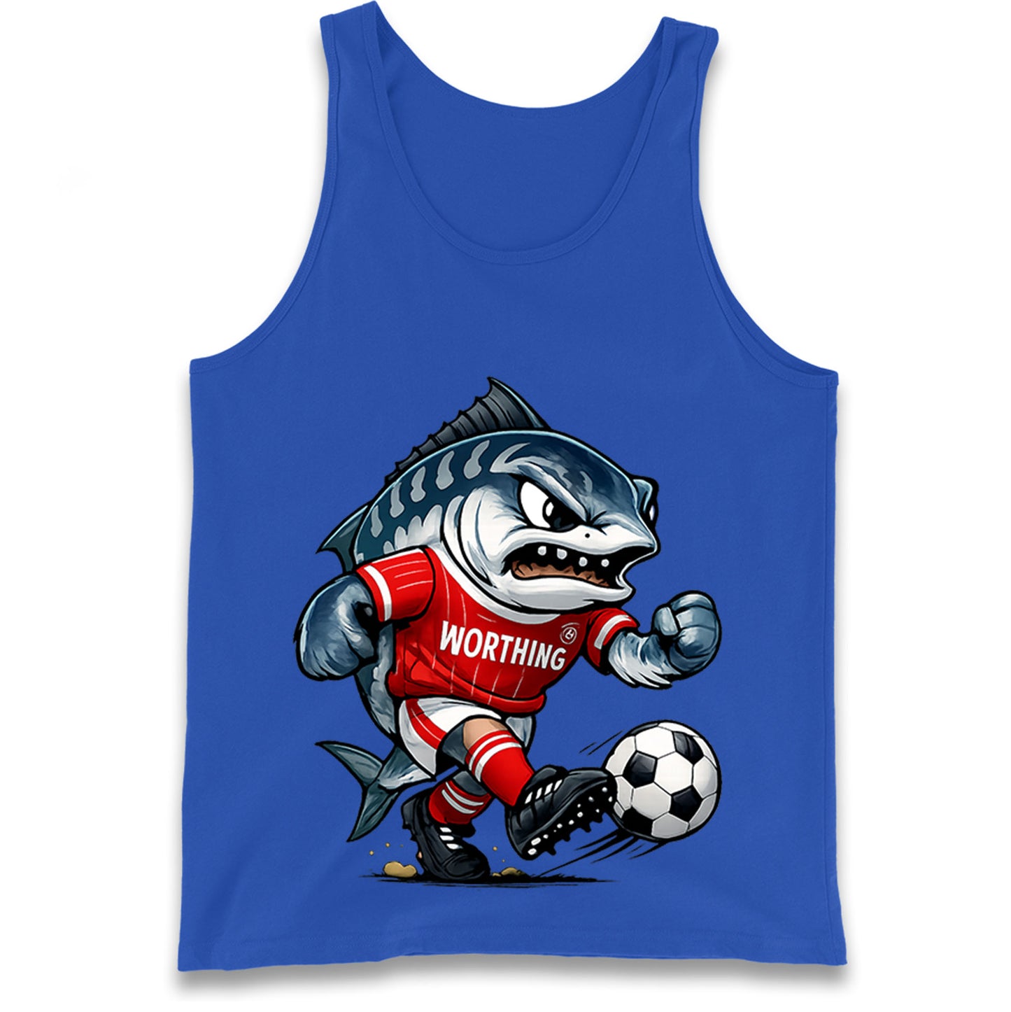 Retro Worthing Football Tank Top
