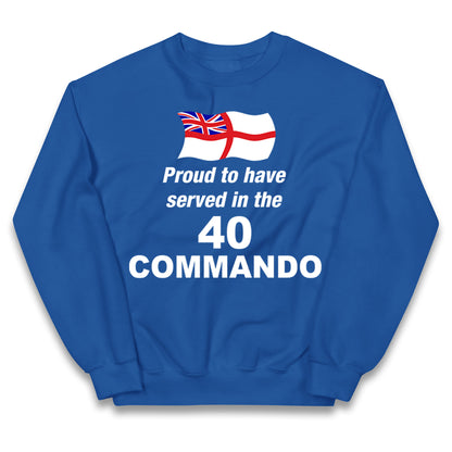 40 Commando Royal Marines Kids Jumper