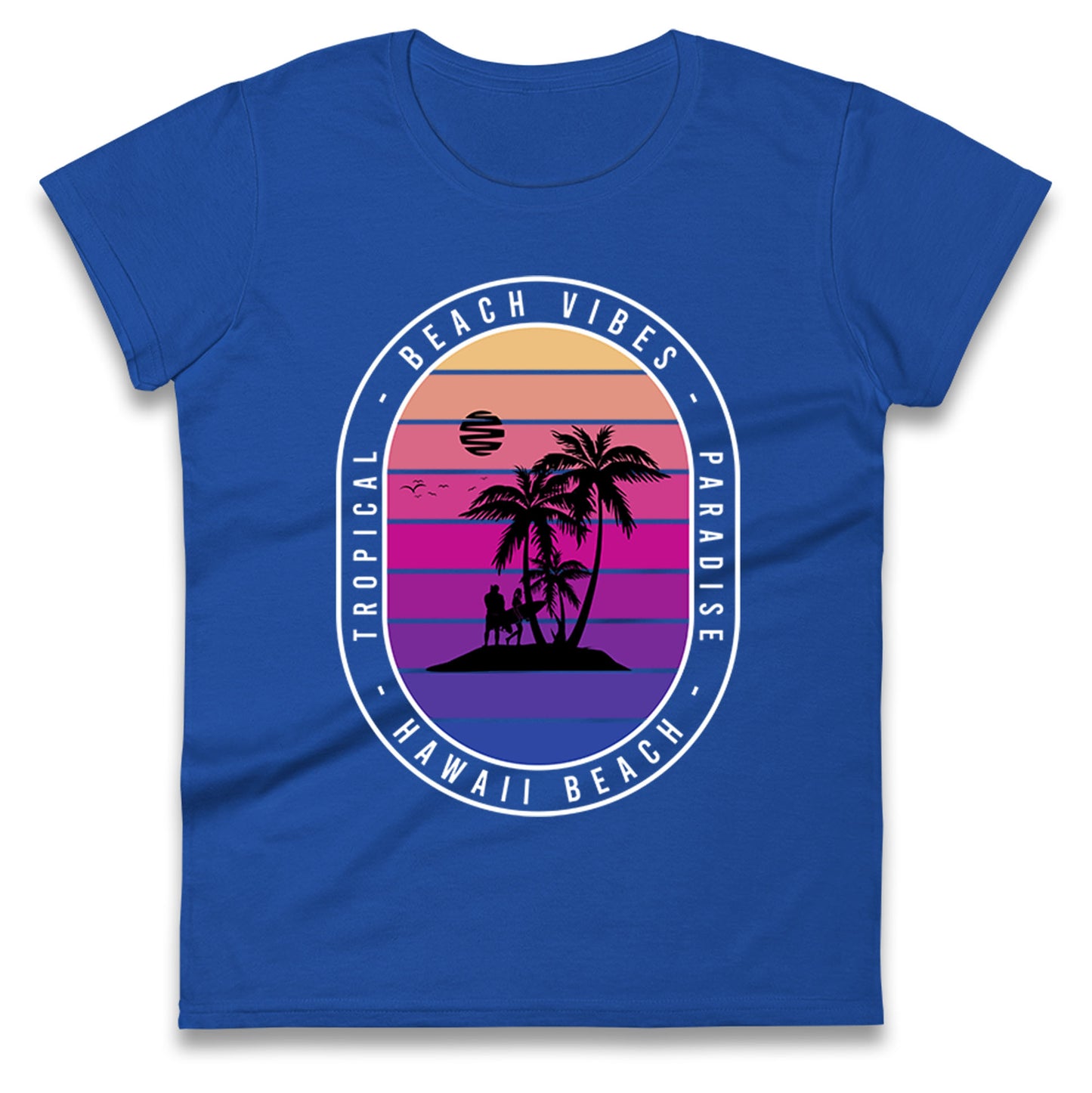 Hawaii Beach Ladies T Shirt