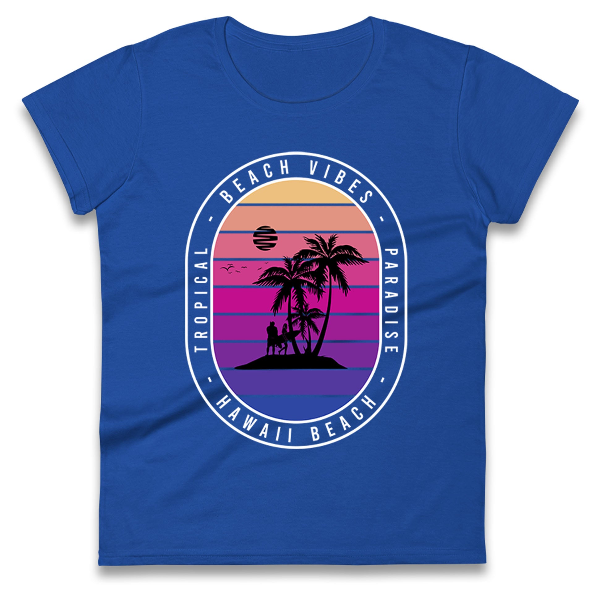 Hawaii Beach Ladies T Shirt
