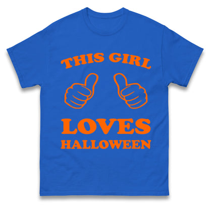 This Girl Loves Halloween T Shirts
