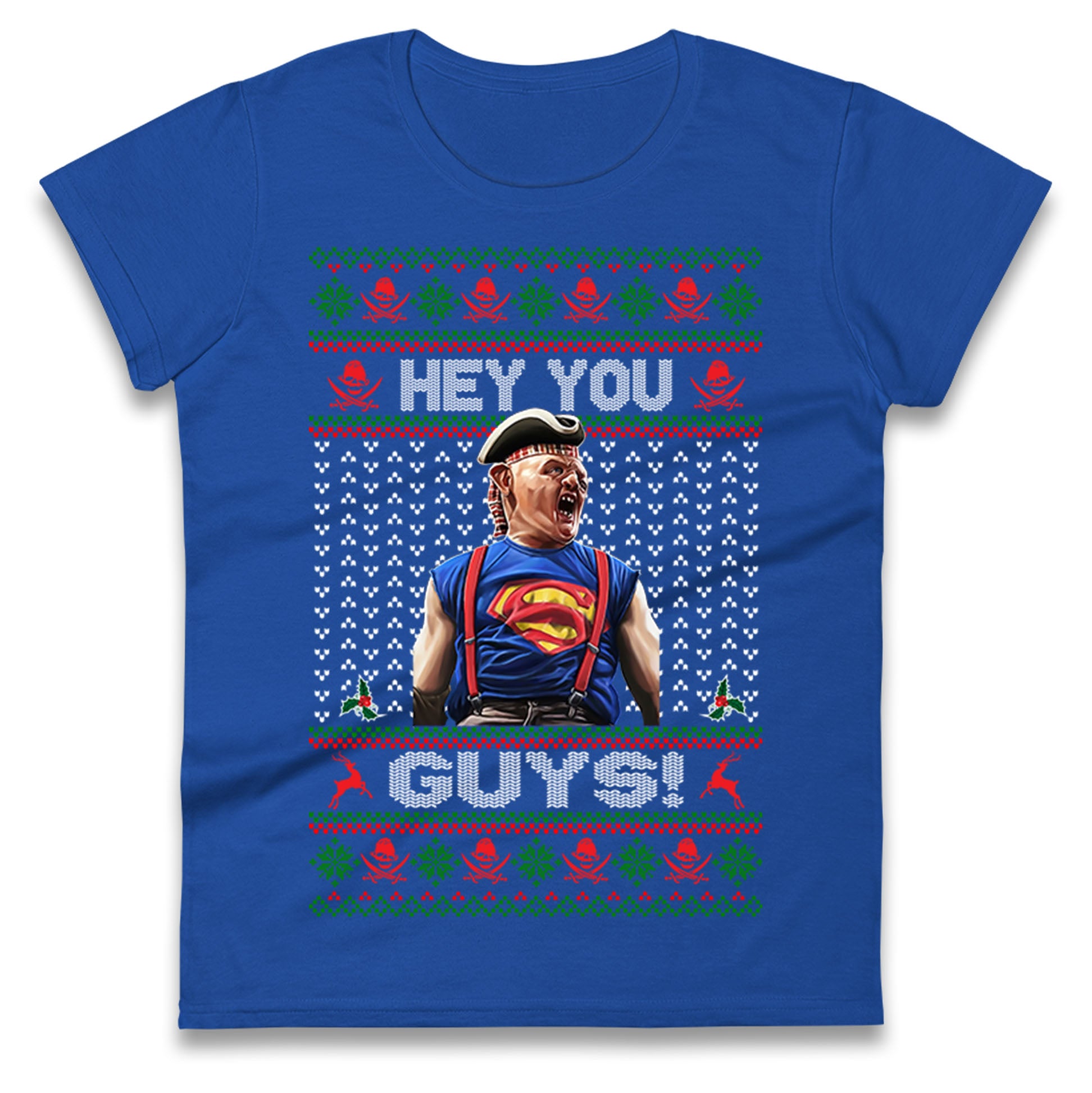 Goonies Sloth Christmas Ladies T Shirt