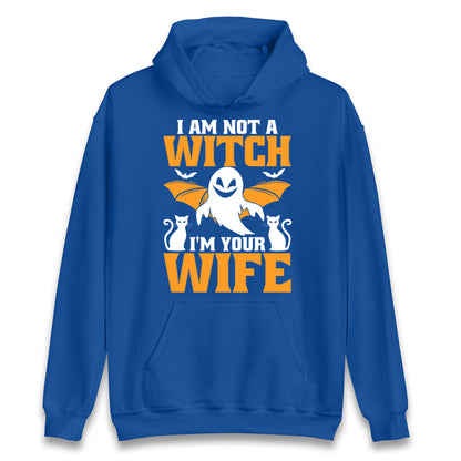 Im Not A Witch Im Your Wife Halloween Hoodie
