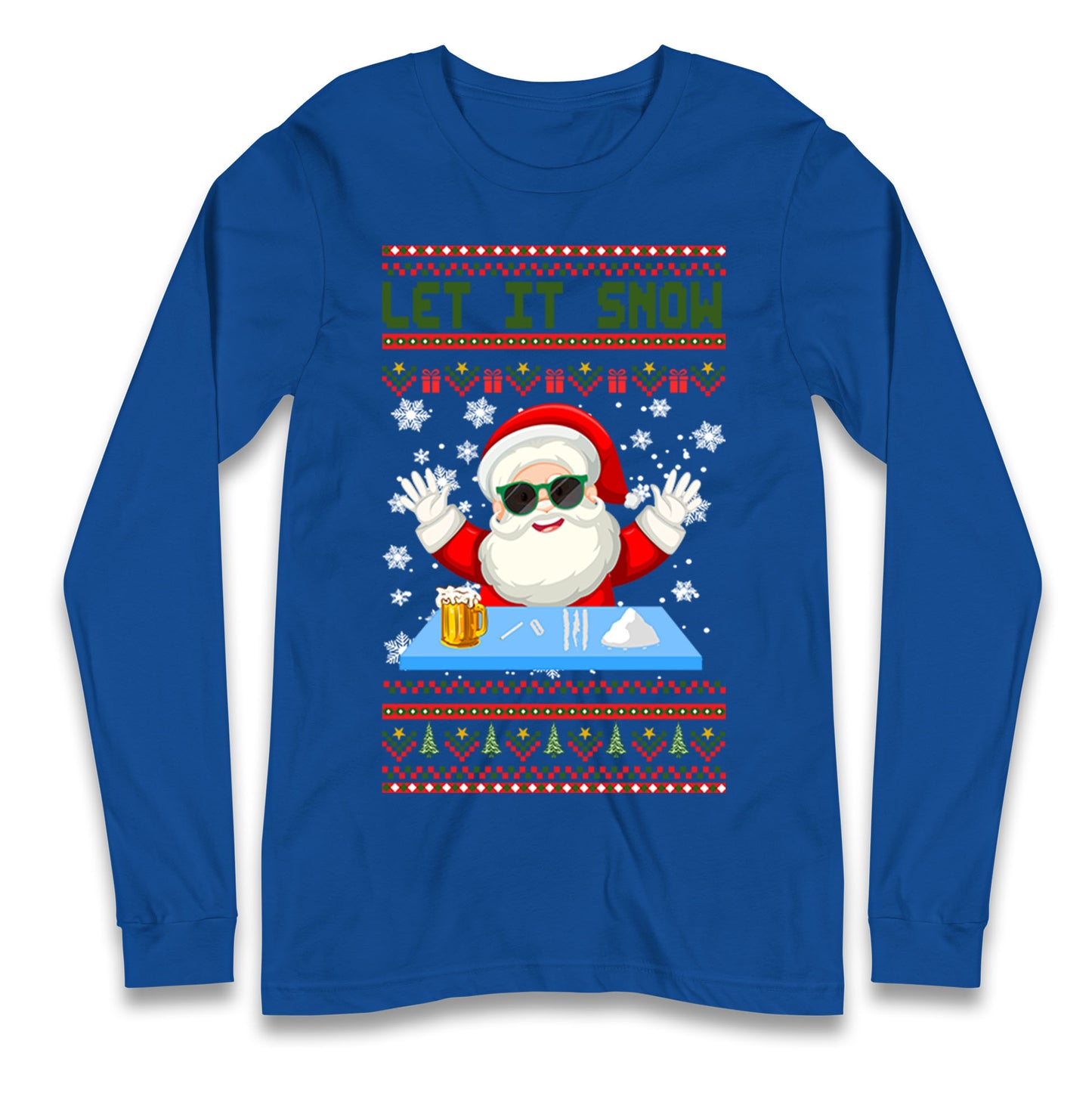 Santa Claus Christmas Longsleeve T Shirt