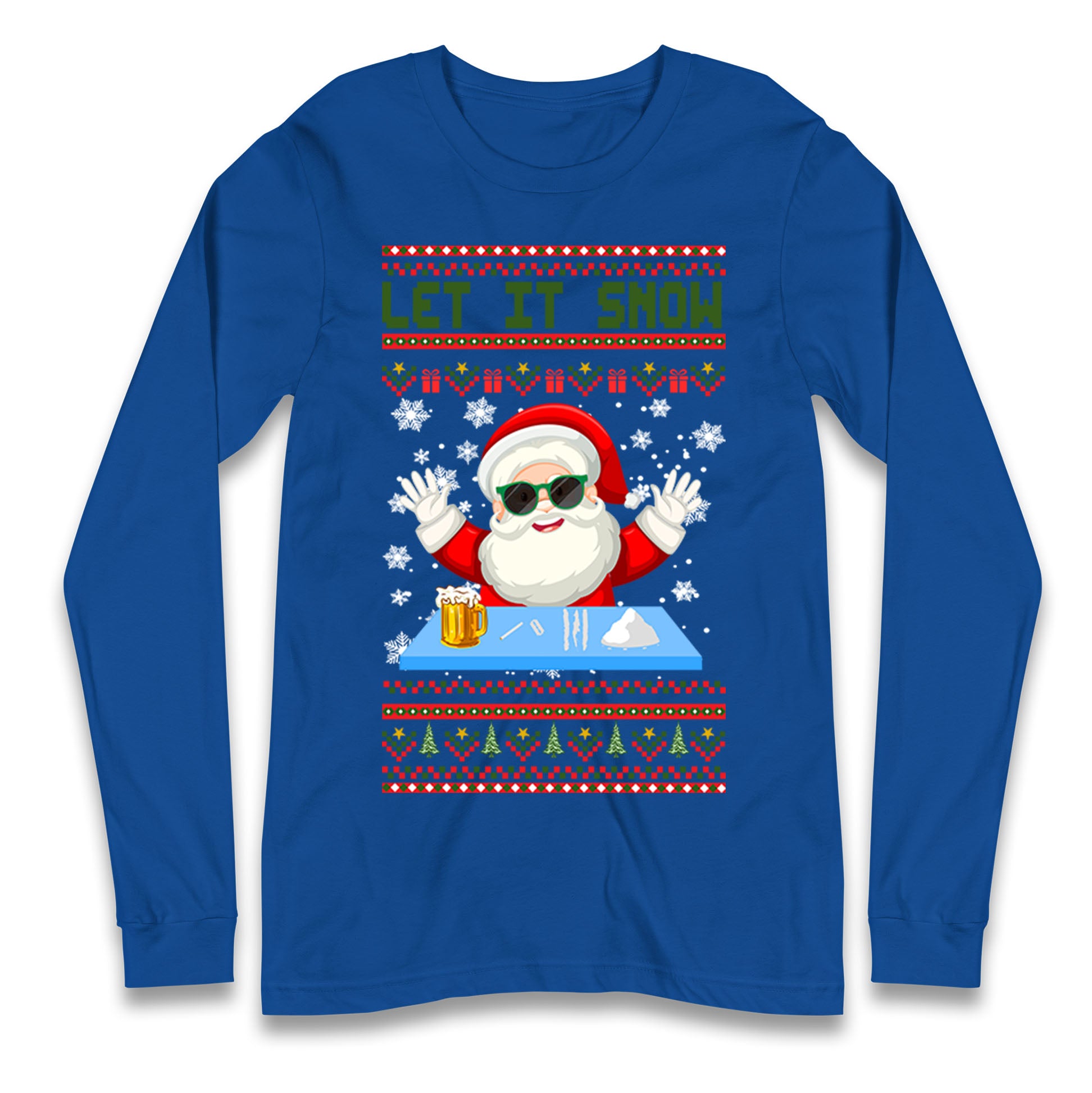 Santa Claus Christmas Longsleeve T Shirt