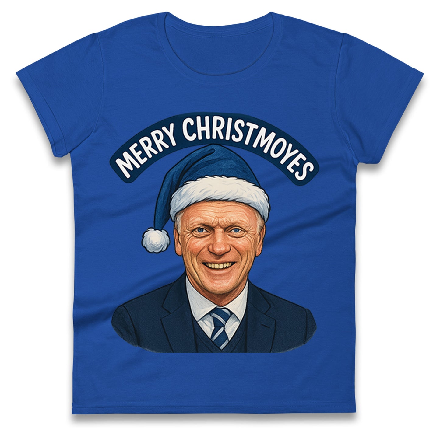 Everton Christmas Ladies T Shirt