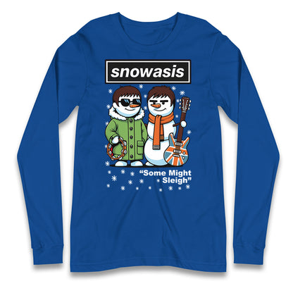 Snowasis Might Sleigh Music Band  Longsleeve T Shirt 