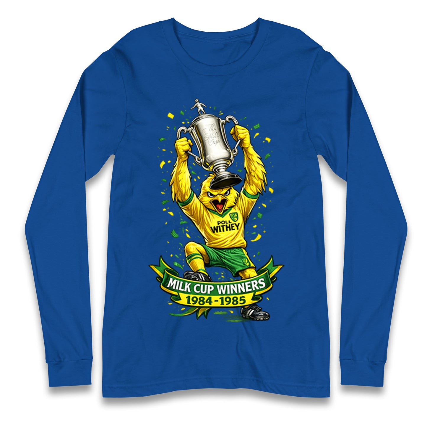 Norwich City Milk Cup Winners Longsleeve T Shirt
