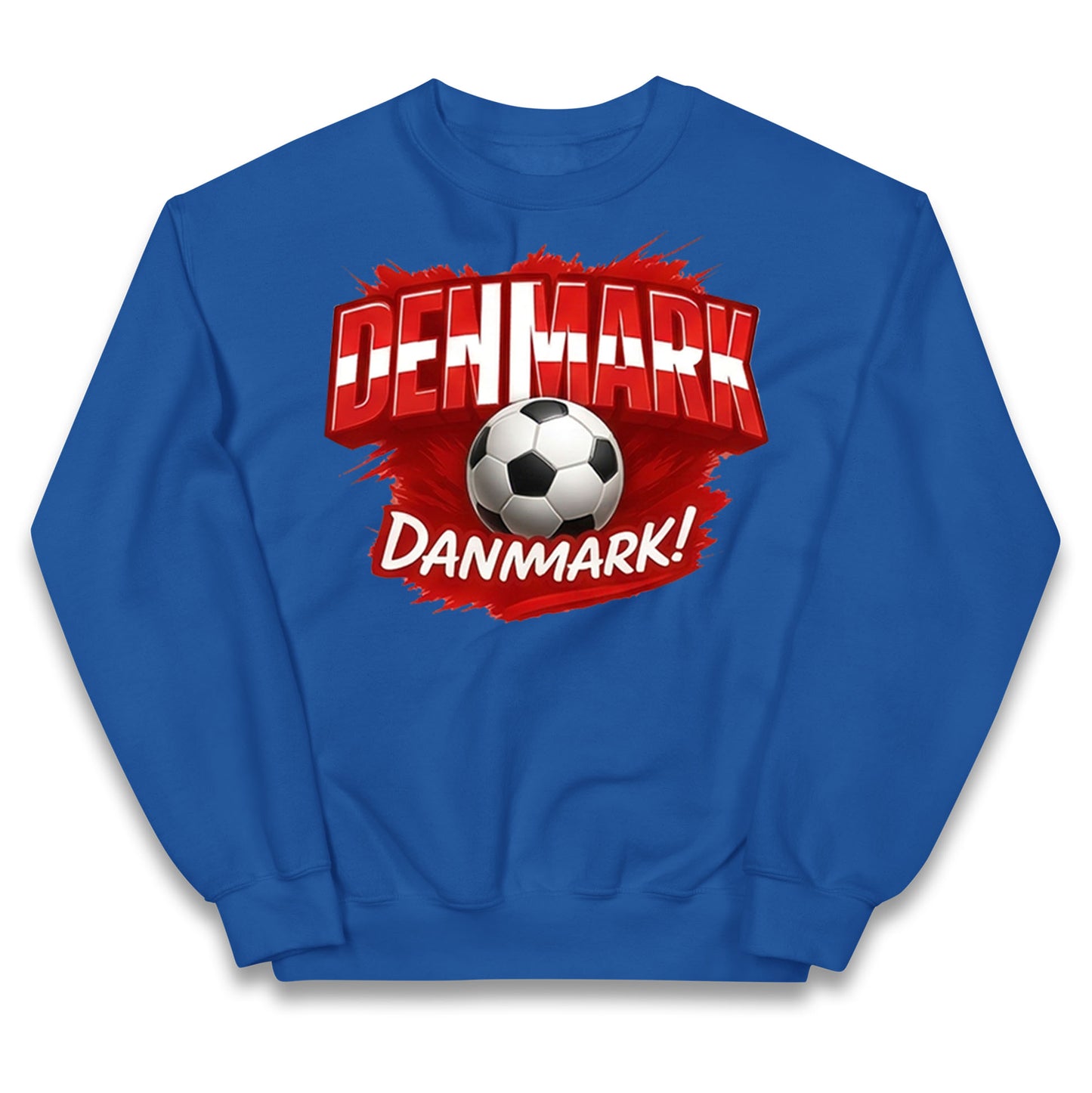 Denmark Retro World Cup Kids Jumper