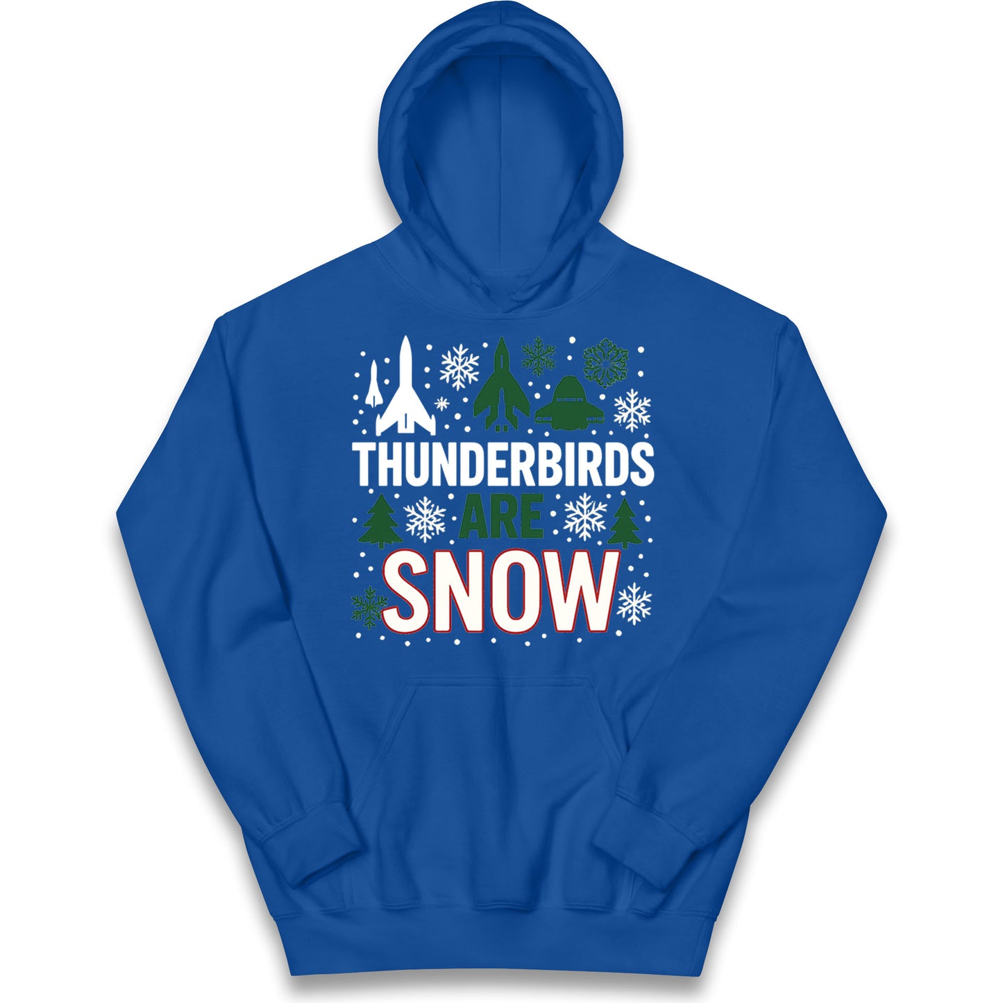 Thunderbirds Christmas Kids Hoodie