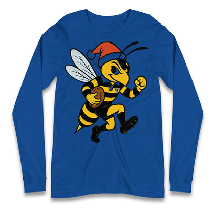 Wasps Rugby Christmas Longsleeve T Shirt