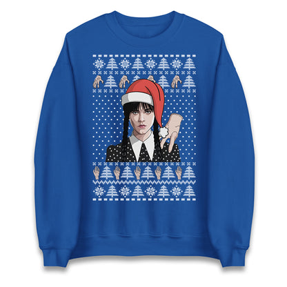 Wednesday Addams Ugly Christmas Sweater
