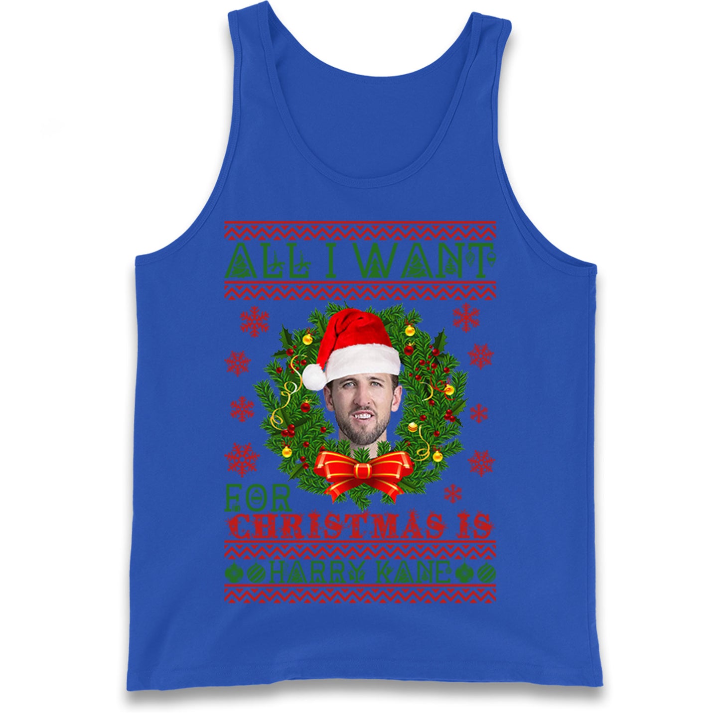 harry kane christmas tank top