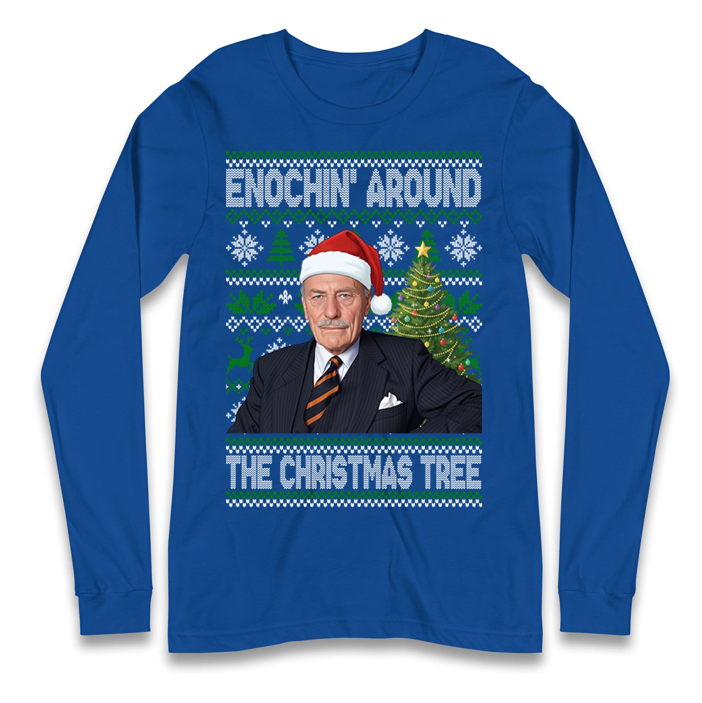 Enoch Powell Enochin Around the Christmas Tree Christmas Long Sleeve Shirt