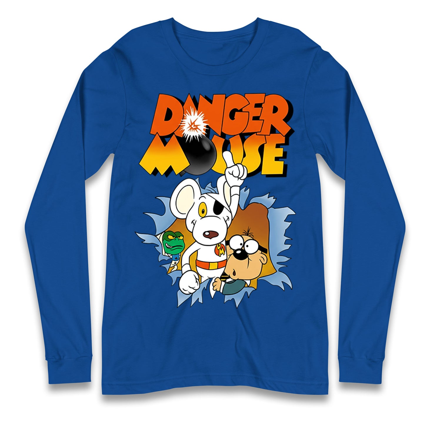 Danger Mouse & Penfold Longsleeve T Shirt