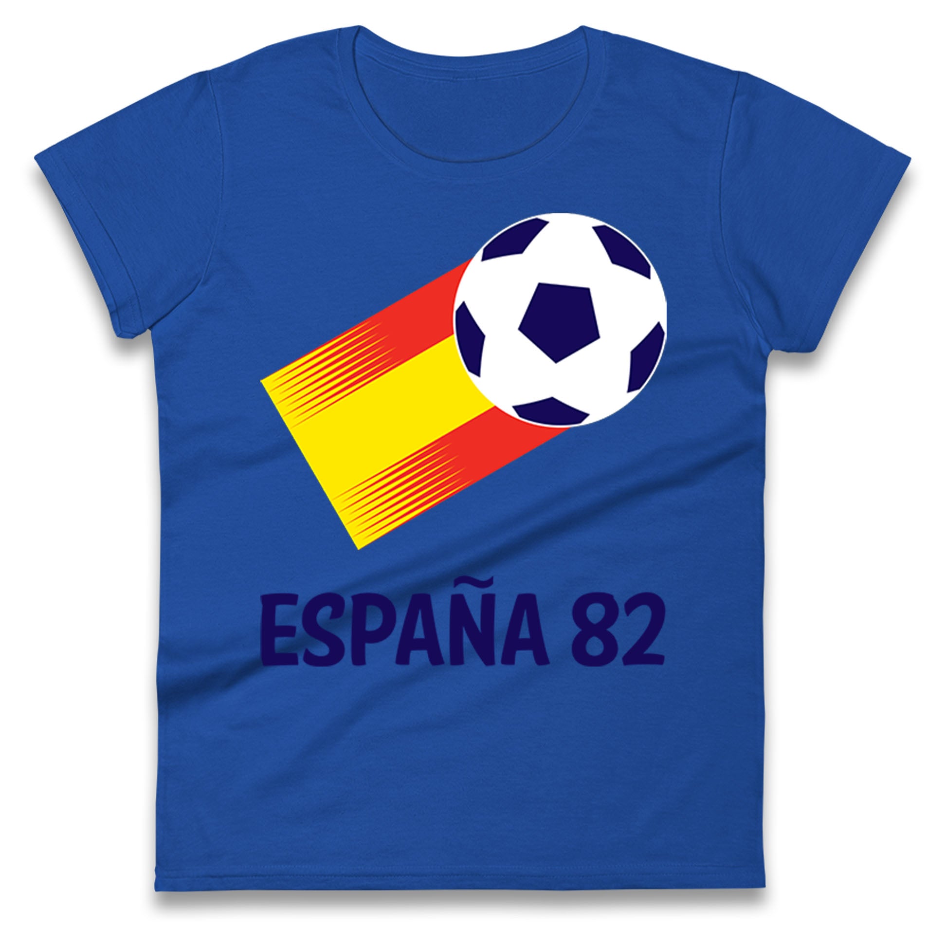 Spain 82 Naranjito Ladies T Shirt