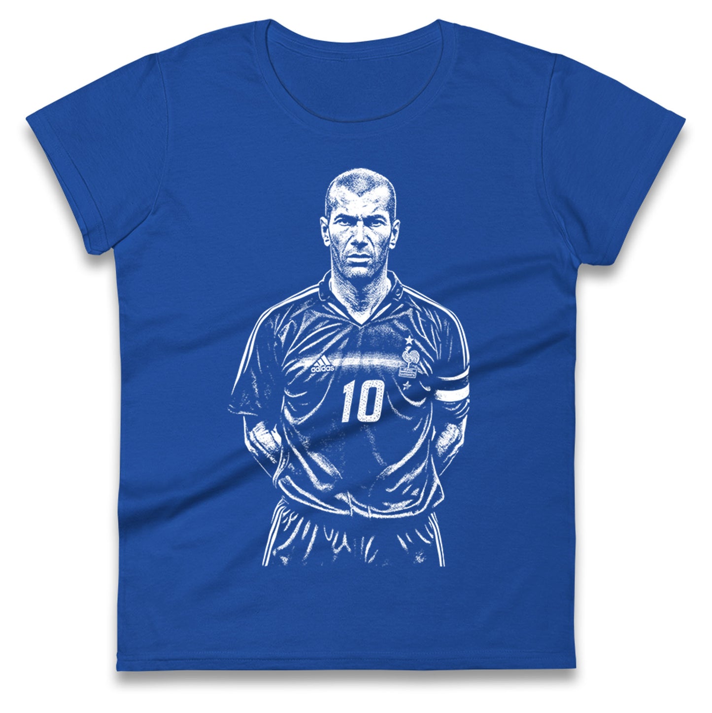 Zidane France 10 Ladies T Shirt