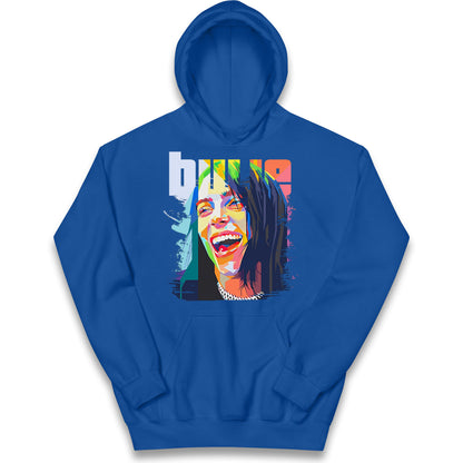 Billie Eilish Painting Kids Hoodie