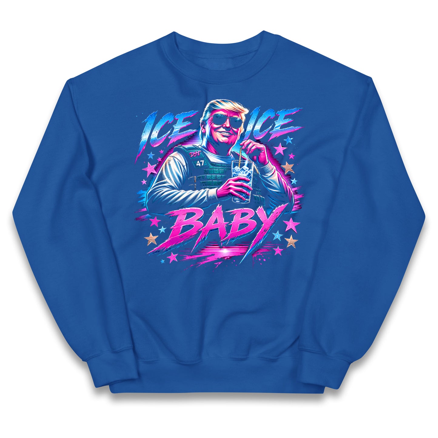 Donald Trump Ice Ice Baby Kids Jumper