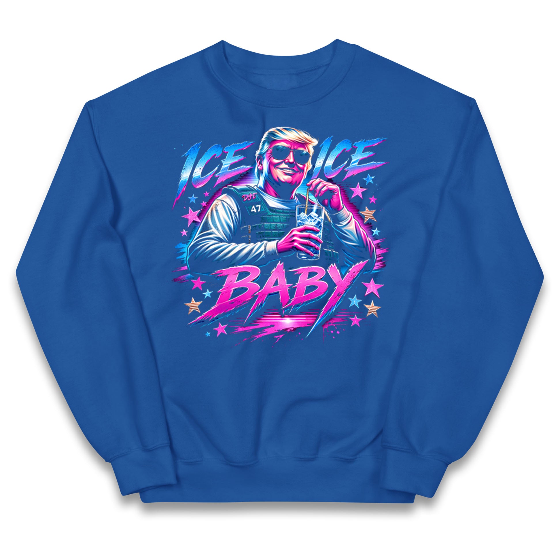 Donald Trump Ice Ice Baby Kids Jumper
