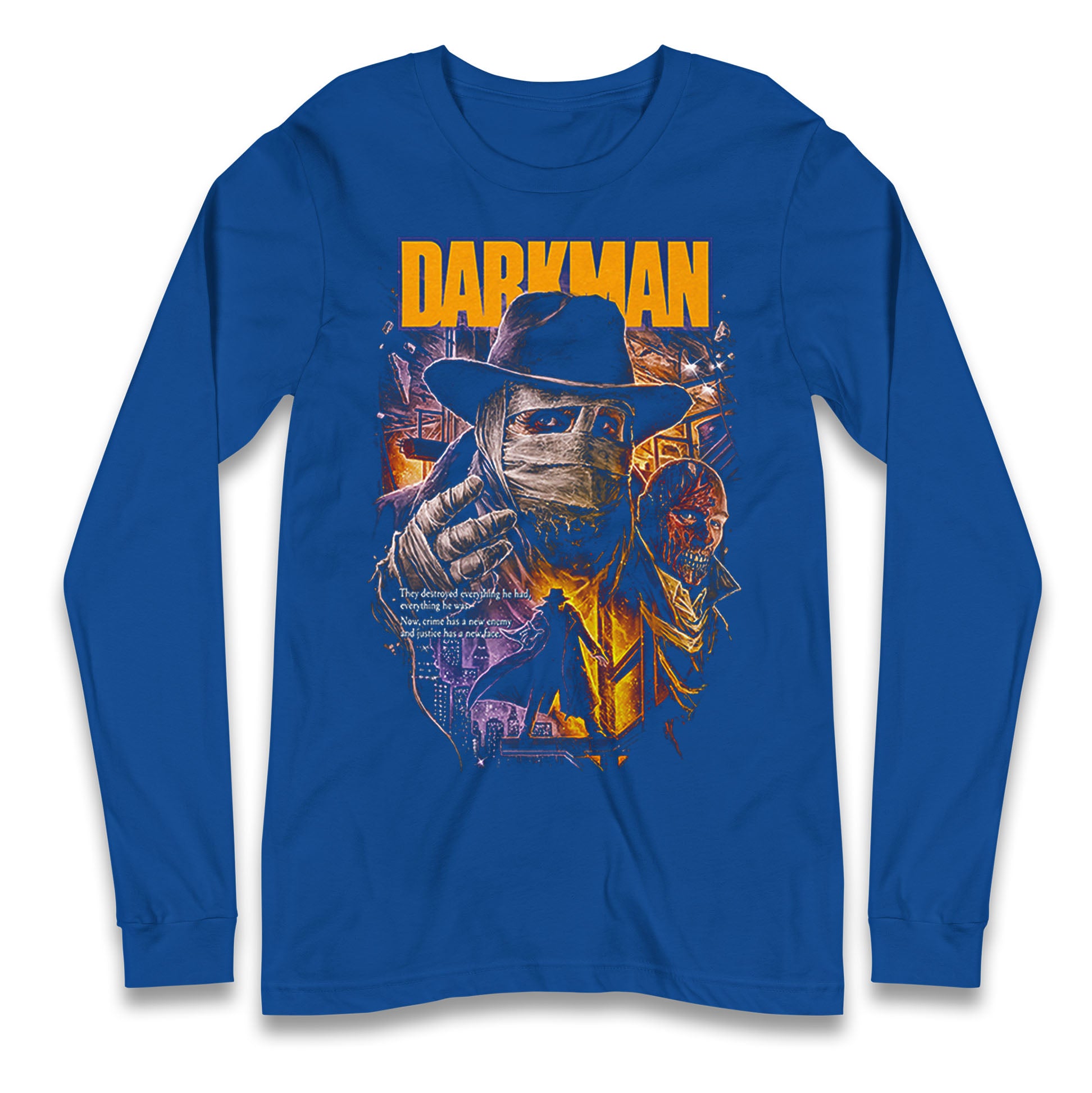 Darkman Face Longsleeve T Shirt