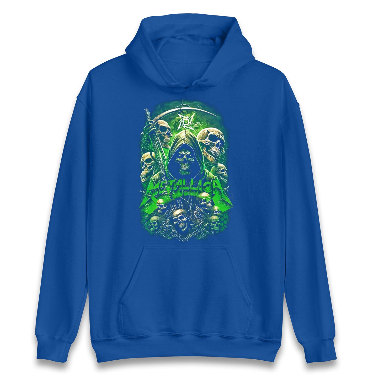 Metallica Green Skulls Hoodie
