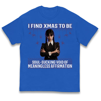 Wednesday Christmas Kids T Shirt