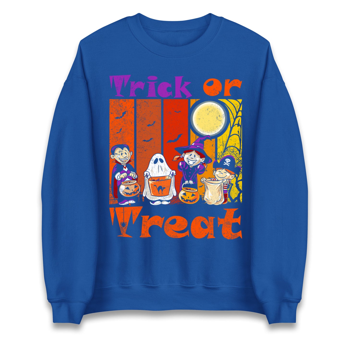 Scary Vampire Trick Or Treat Halloween Sweatshirt
