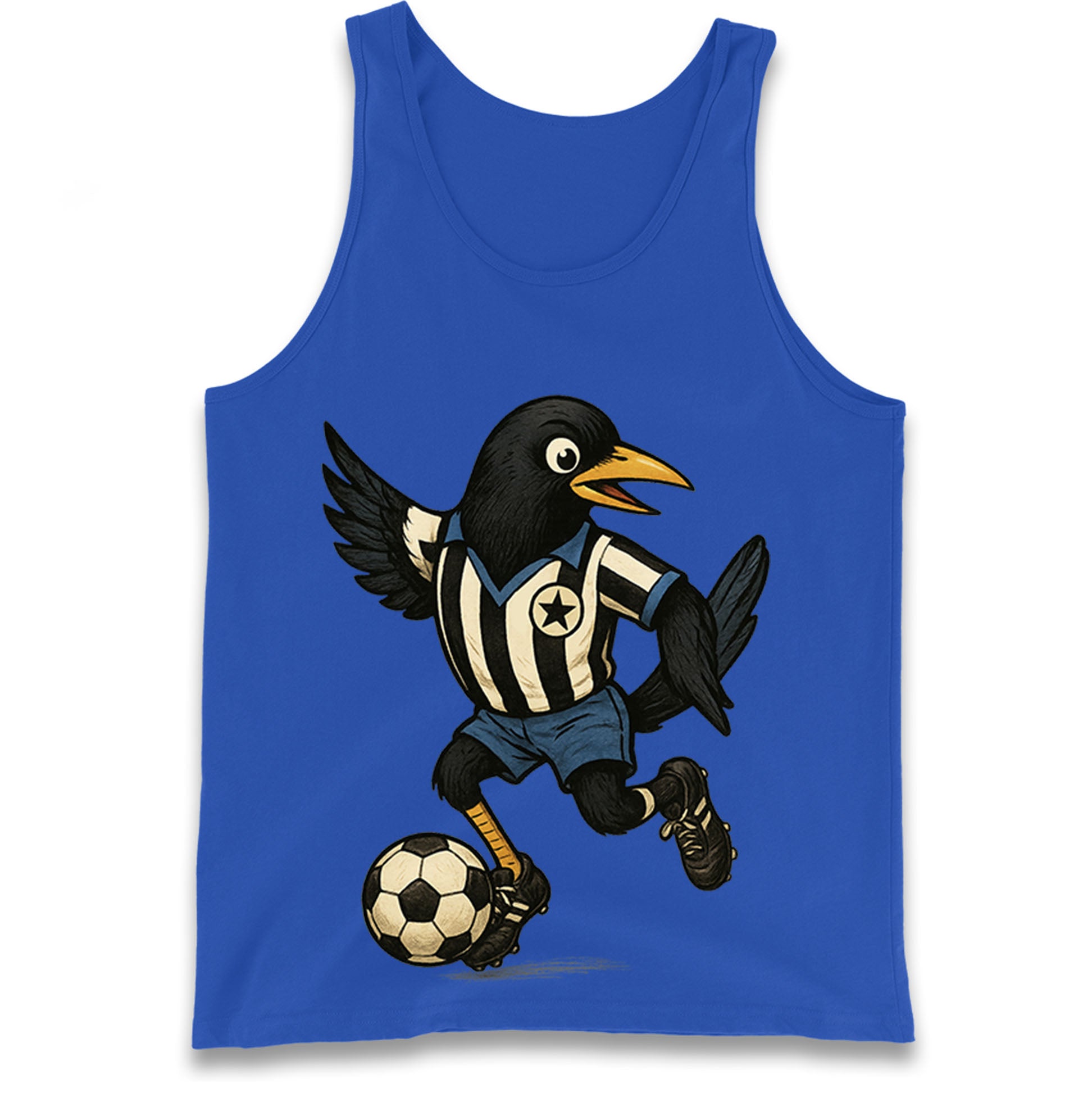 Retro Newcastle United Football Tank Top 