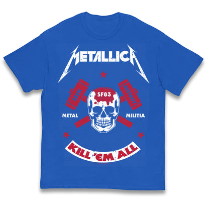 Metallica Seek Destroy Kids T Shirt