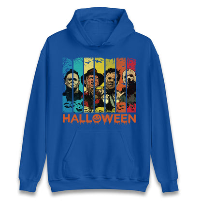 Vintage Villains Halloween Unisex Hoodie