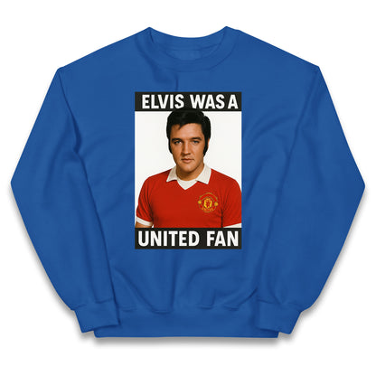 Elvis Presley Mnchester United Kids Jumper