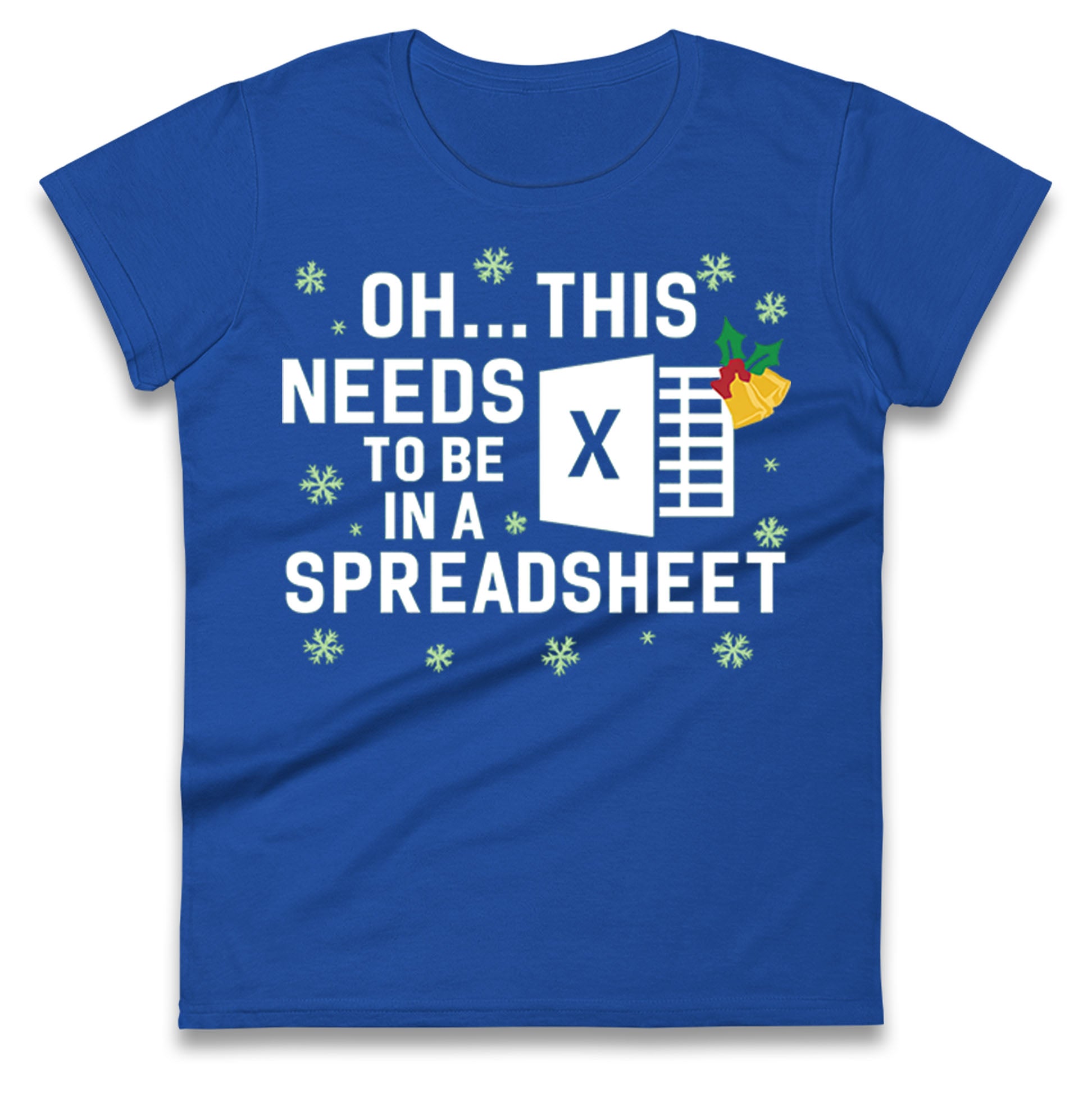 Excel Christmas Ladies T Shirt