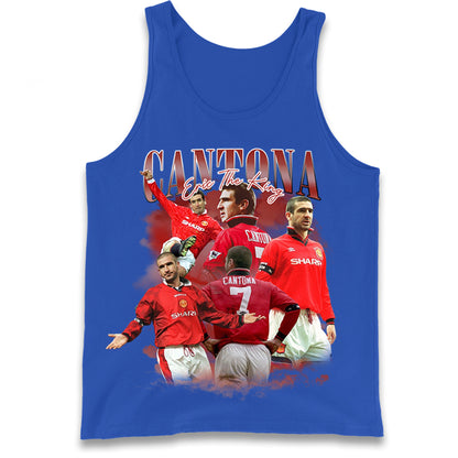 Retro Cantona Bootleg Football Tank Top