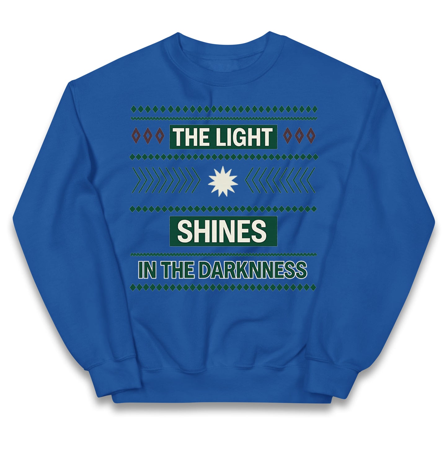 The Light Shines in the Darkness Kids Jumper