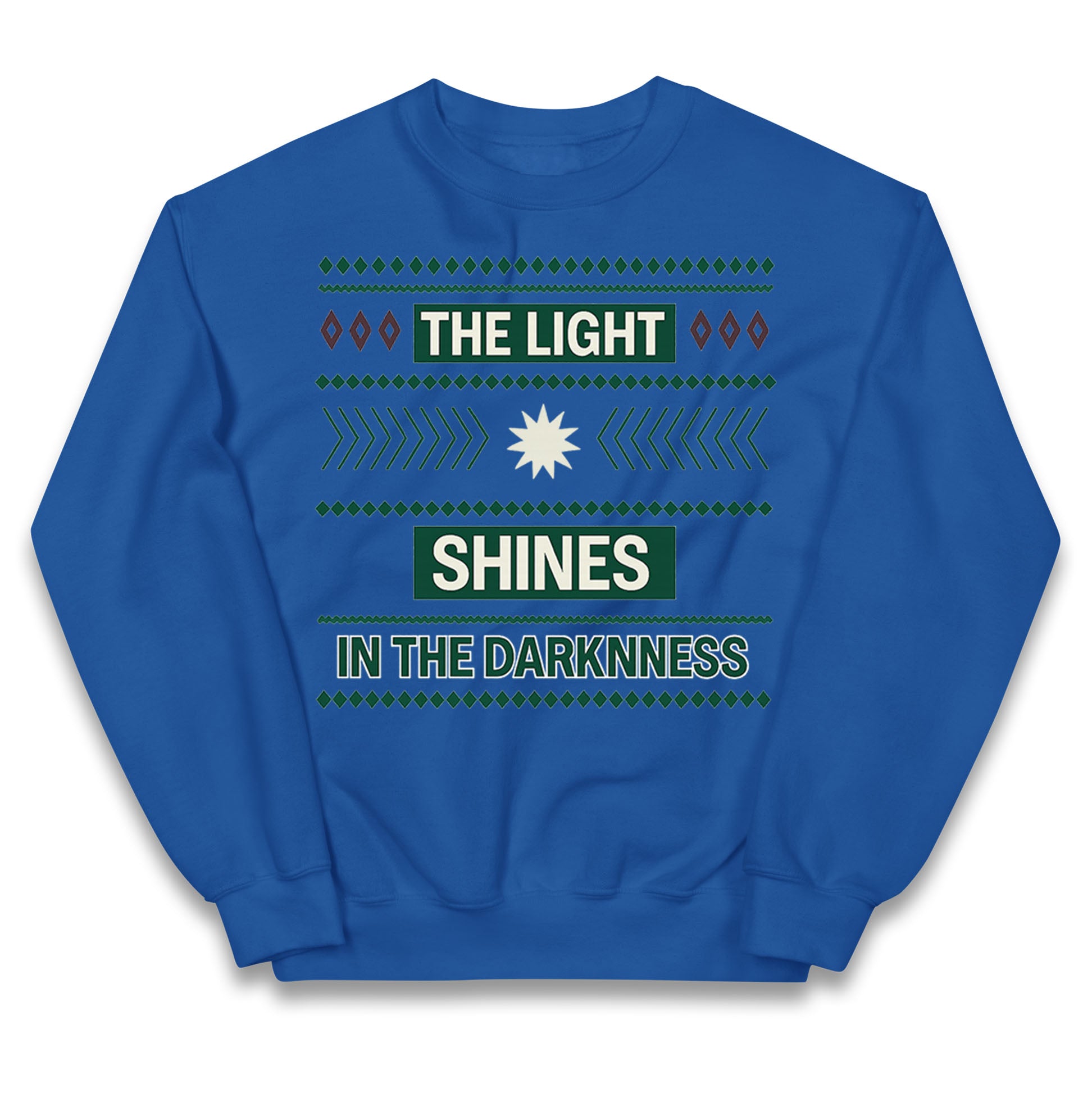 The Light Shines in the Darkness Kids Jumper