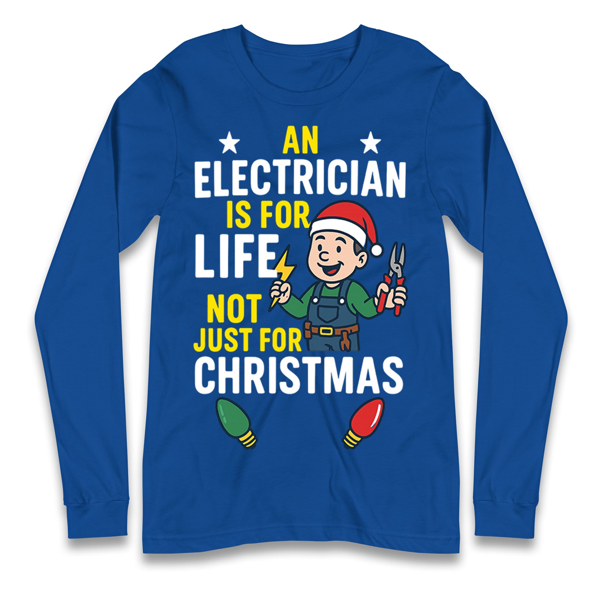 Electrician Christmas Longsleeve T Shirt