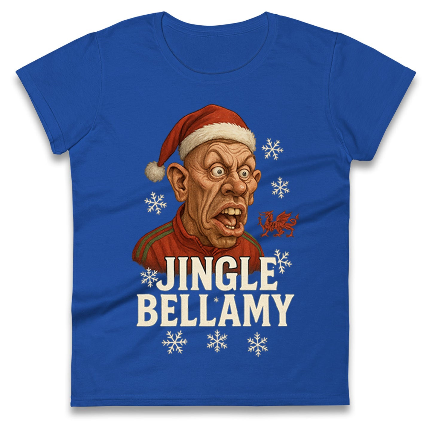 Craig Bellamy Christmas Ladies T Shirt
